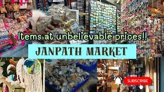 Reasonable items at Janpath Market, CP