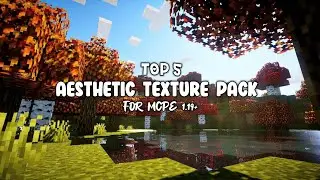 Top 5 Aesthetic Texture Pack For MCPE 1.19🌺🦋