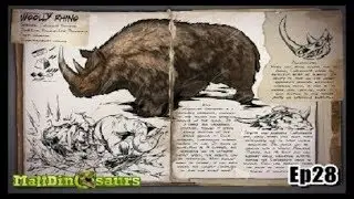 ARK  Survival Evolved Ep28 Domestiquei  Woolly Rhino (Rinoceronte Lanudo)