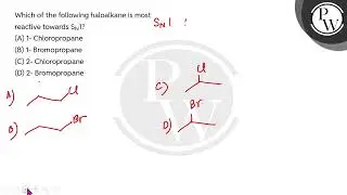 Which of the following haloalkane is most reactive towards SN1?....