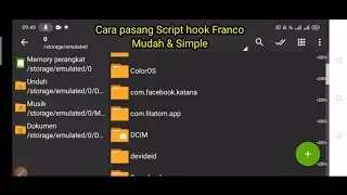 Cara pasang Script hook Franco