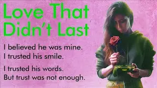 He Made Me Believe in Love | Learn English ✅ Emotional English Story (A1–A2 Level) ✅