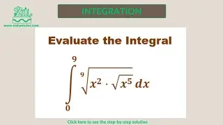 Definite Integral with Roots | Calculus | Part 76