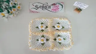 PAPATYALI FIRFIRLI KARE LİF MODELİ (Tasarm sevilay uysal) - YENİ LİF MODELLERİ - KOLAY LİF MODELLERİ
