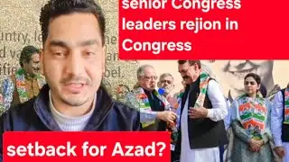 Ex ministers Jugal Kishore, Majid Wani rejoin Congress,Setback for #GulamNabiAzad ?