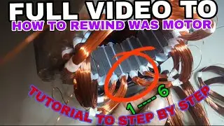 PAANO NGABA MAG REWIND NG WASHING MOTOR? IN MY DAYAGRAM. FULL VIDEO TUTORIAL.