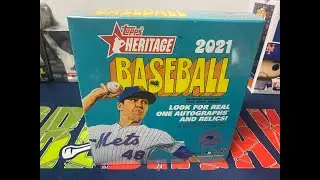 2021 Topps Heritage Mega Box Opening!! One Last Look At Last Years Heritage Before 2022 Comes Out!!