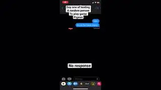 Day one of texting a random person to play game pigeon