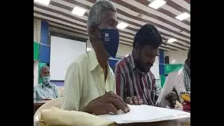 #SVEEP​ #Virudhunagar​ #Election​awareness: #pwdvoters #blind #visually impaired programme #Brailley