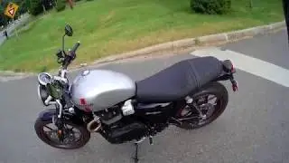 Nate VLog on Triumph Street Twin with Arrow High Mount Exhaust!!  What a Note ; )