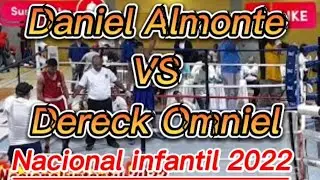 Final 57kg Daniel Almonte (Rojo) VS Dereck Omniel Matos El Pitbull (Azul) Nacional infantil 2022