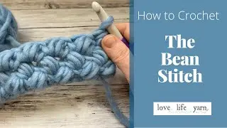 How to Crochet: Bean Stitch (Easy Tutorial)