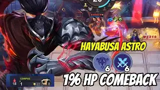 ASTRO ASSASSIN HAYABUSA!! STRONGEST SYNERGY COMBO!! MAGIC CHESS 2025
