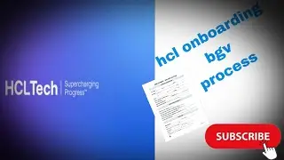 Latest New updates about HCL Onboarding Process || BGV updates ||