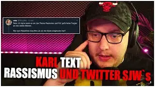 RASSISMUS und SJW`s auf TWITTER l KARLTEXT