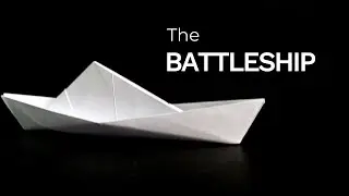 How to make origami Battleship. Easy origami tutorial