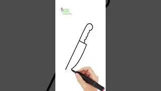 Satisfying Art 🌈 | cute knife drawing | #cute #cartoon #how #satisfying #youtube #drawing #reels