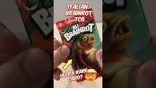 ITALIAN BRAINROT TCG ! DID I FIND AN ULTRA-RARE CARD!? 🤯🔥 #Brainrot #italianbrainrot #tcg #unboxing