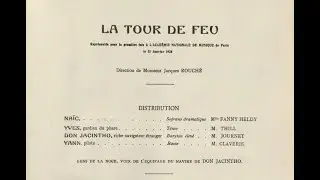 La tour de feu (Lazzari) Acte 3 - Final (Grancher, Mollien, dir. le Conte) [Score Video]
