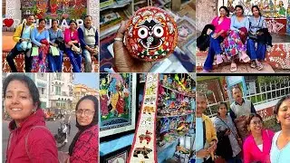 Day-7(part-1)আজ এলাম রাষ্ট্রপতি পুরস্কার প্রাপ্ত  শিল্পীর কাজ দেখতে#viral #video #vlog #puri #artist