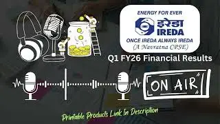 Indian Renewable Energy Development Agency (IREDA) Q1 FY26 Results | Revenue, & Growth Analysis