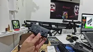Laser y Foco  para Rifle Riel 20mm o Mlok Recargable DEFENTAC 9046. Por GEN T&Aacute;CTICO Costa Rica.