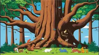 The Brave Little Squirrel | A Story of Courage and Kindness | Kids Moral Story | Bedtime Story