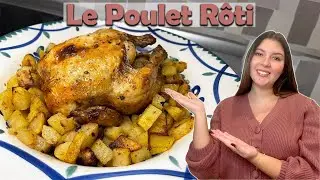 Le Poulet Rôti -  دجاج محمر بالفرن مع البطاطس بتتبيلة رهيبة سهله وسريعه