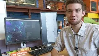 Meet Game Design Intern Joey Z (Dev at a Desk)