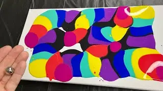 Most Fun Painting! | Acrylic Pouring With A Marble!