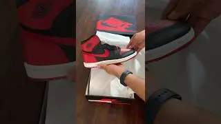 Unboxing Jordan 1 High &lsquo;85 OG Bred ❤️🖤 The banned sneaker that changed history 👑 #sneakerhead #85