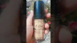 L.A. Girl pro coverage hd foundation || dry skin || Shade : Nude beige #shorts #youtubeshorts
