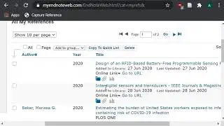 2021 Using EndNote Online