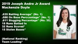 Mackenzie Doyle - Joseph Andre Jr Award
