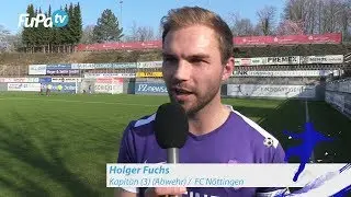 Holger Fuchs - FC N&ouml;ttingen - zum Spiel vs. FV Ravensburg, im FuPa.tv-Interview am 23.3.2019