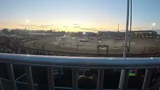 Brisca F1 rolling out for their warm up rolling laps before the World Final