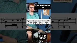 This is a epic rudimental fill #drums #drumeo #drumdrum #drumeoofficial