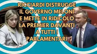 Ricciardi Show Umilia il Governo Meloni in aula e fa Impazzire il Parlamento