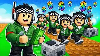 KENDİMİ 9,954,967 KEZ KLONLAYIP SONSUZ MADEN KAZDIM! 💎⛏️ - Roblox