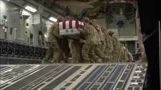 Ramp Ceremony for BlackHat-14 helicopter crash, Afghanistan