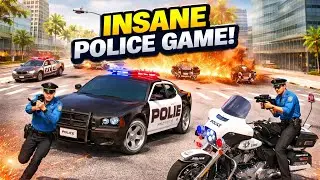 Open World US Police Simulator - Cop Cars Driving Multi-Storey - Android GamePlay