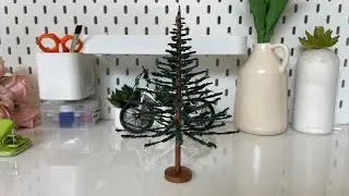Miniature Winter Christmas Tree 🎄 make From Wood and copper Wire DIY | DIY Idea