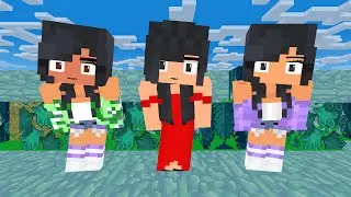 POI POI DANCE MEME APHMAU AND ARRON  41  - MINECRAFT ANIMATION #short