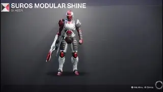 Destiny 2 Titan with Pathfinder armor and Suros Modular Shine Shader