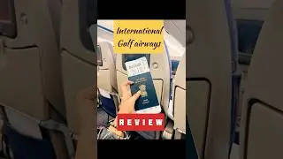 Gulf airways Review ⭐️ #shortvideo #explorepage #gulfair #gulfairways #travel #youtubeshorts
