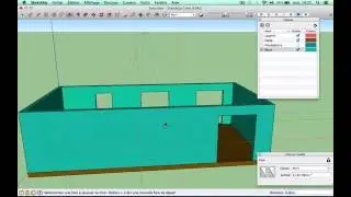 Tutorial Sketchup : dessiner sa maison N°1 : fondations et murs