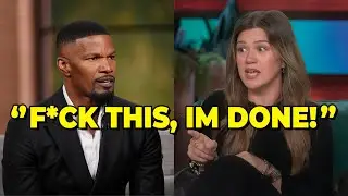 Jamie Foxx Walked Off Kelly Clarkson&rsquo;s Show After Heated Confrontation