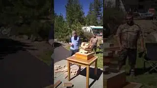 Slow motion jenga fail