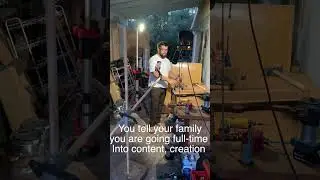 You tell your family that you are doing ￼content creation for a living now.