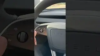 New Tesla Model 3 Turn Signal Buttons #tesla #shorts